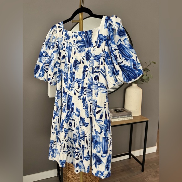 House of Harlow 1960 Floral Puff-Sleeve Mini Dress - Picture 3 of 10